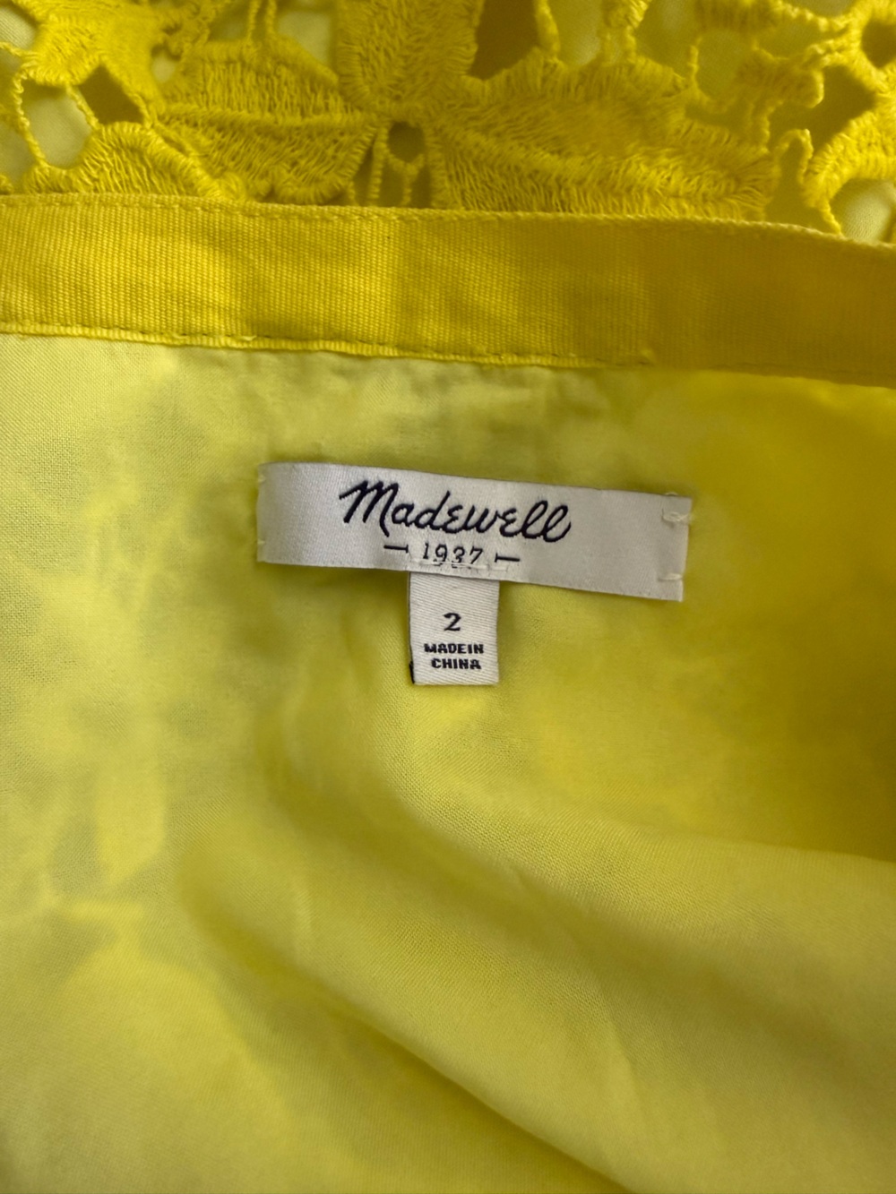 Madewell Meadow Lace Mini Skirt - Picture 5 of 5